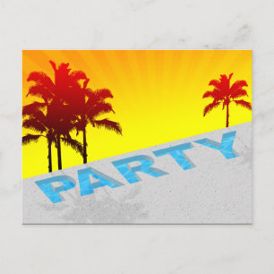 Postal De Invitación fiesta de grupo