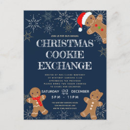 Postal De Invitación Fiesta de la marina del partido Cookie Exchange