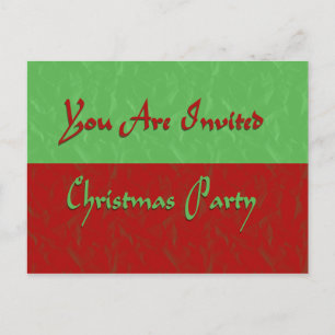 Postal De Invitación Fiesta de Navidad invitada