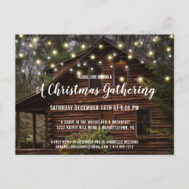 Postal De Invitación Fiesta de Navidades de cadenas de cabinas de regis