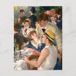 Postal De Invitación Fiesta de Renoir French Luncheon Boating