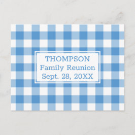 Postal De Invitación Fiesta de Reunión de la Familia de la marca de ver