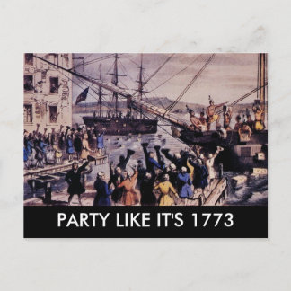 Postal De Invitación FIESTA de TEA Fiesta como si fuera 1773