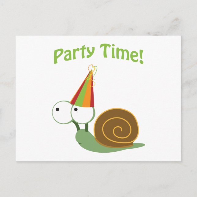 Postal De Invitación Fiesta de tiempo ligero (Anverso)