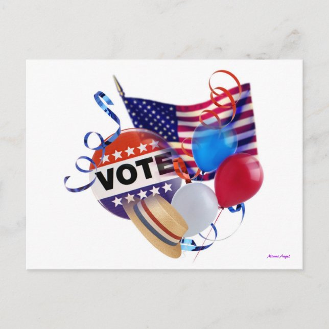 Postal De Invitación Fiesta de voto (Anverso)