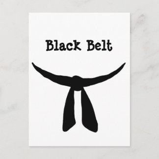 Postal De Invitación Fiesta del cinturón negro