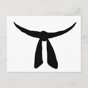 Postal De Invitación Fiesta del cinturón negro