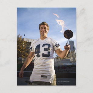 Postal De Invitación fiesta del portón trasero antes de un partido de f