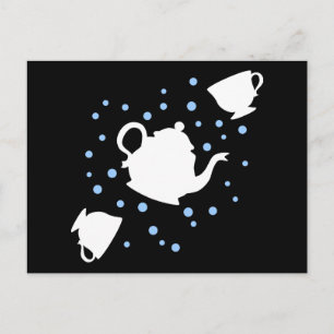 Postal De Invitación Fiesta del té tambaleante