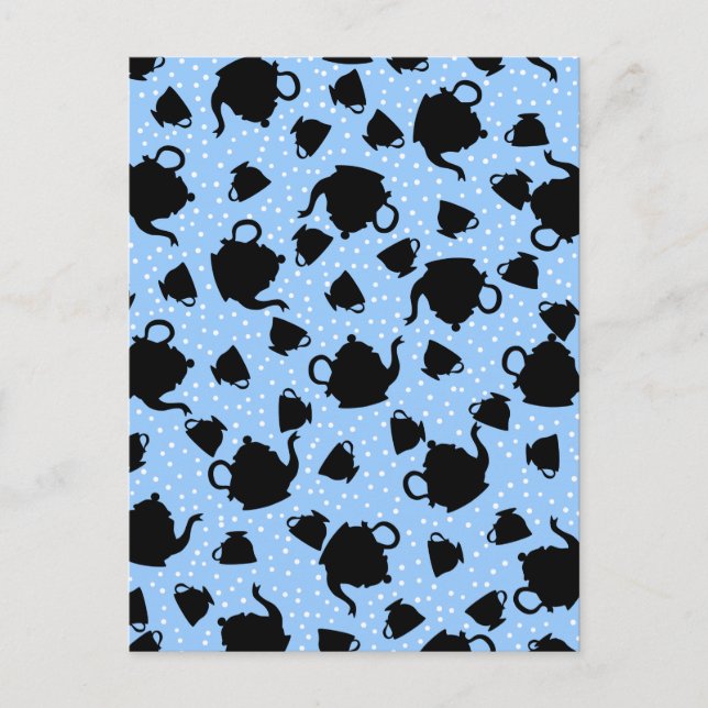 Postal De Invitación Fiesta del té tambaleante (Anverso)