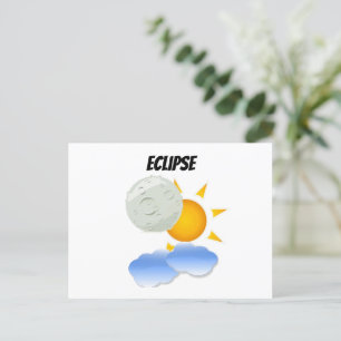 Postal De Invitación Fiesta Eclipse