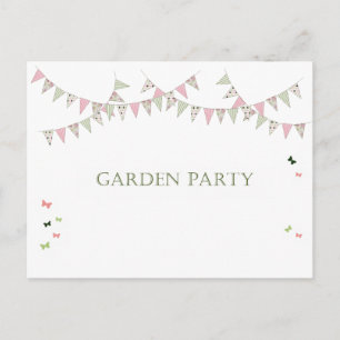 Postal De Invitación Fiesta en el Jardín -