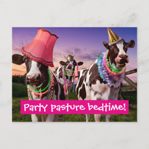 Postal De Invitación Fiesta Hasta Que Las Vacas Vengan A Casa
