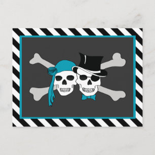Postal De Invitación fiesta temática de piratas