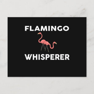Postal De Invitación Flamingo Whisperer Novedad Flamingos