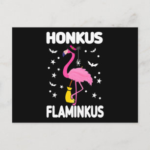 Postal De Invitación Flamingoo   Honkus Flaminkus Flamingoo de Hallowee