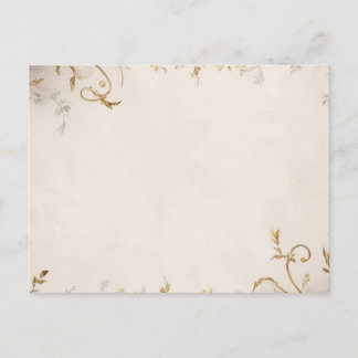 postal de invitación floral