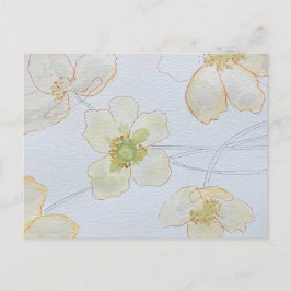 Postal De Invitación floral moderno