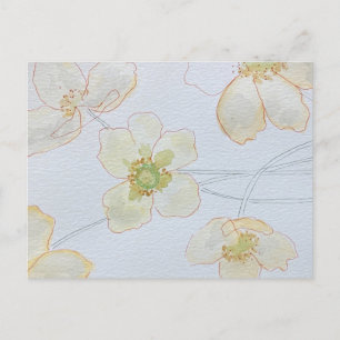 Postal De Invitación floral moderno
