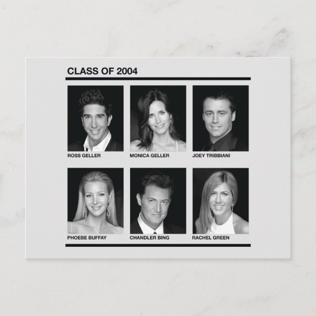 Postal De Invitación FRIENDS™ | Clase de 2004 (Anverso)