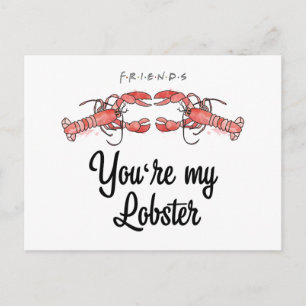 Postal De Invitación FRIENDS™ Eres mi langosta Cota de Acuarela