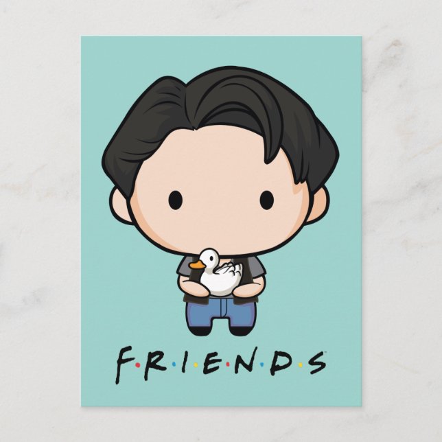 Postal De Invitación FRIENDS™ | Joey Chibi (Anverso)
