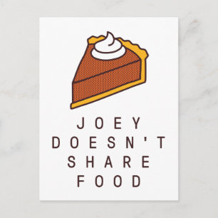 Postal De Invitación FRIENDS™ Joey No Comparte Comida