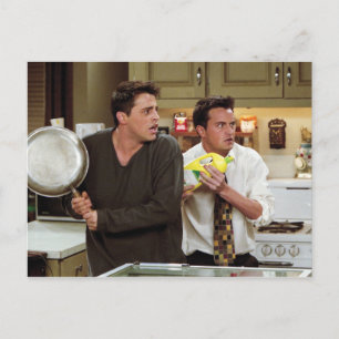 Postal De Invitación FRIENDS™   Joey y Chandler asustados