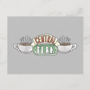 Postal De Invitación FRIENDS™ Logotipo de acuarela de Central Perk