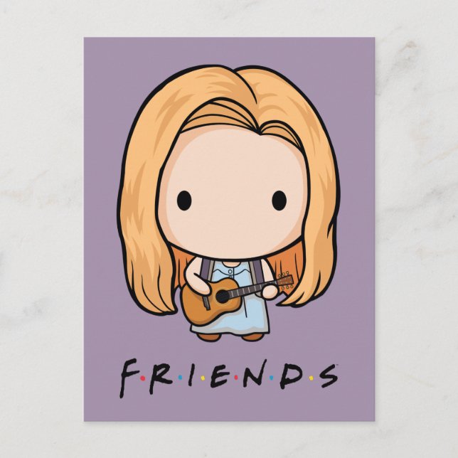 Postal De Invitación FRIENDS™ | Phoebe Chibi (Anverso)