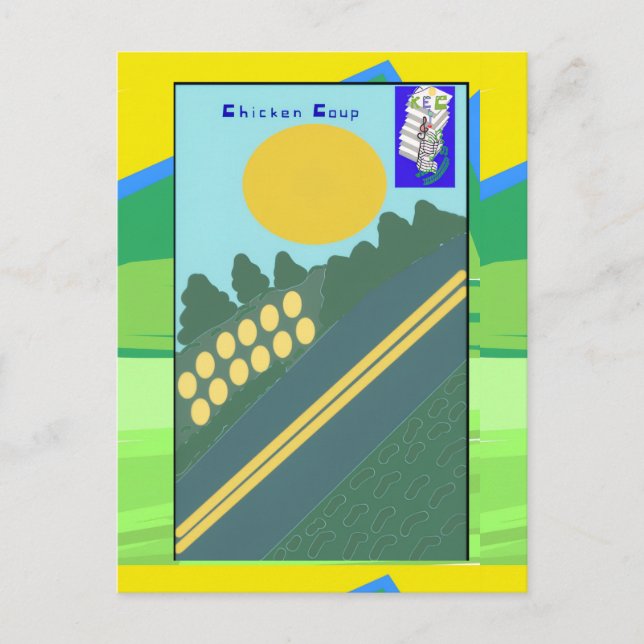 Postal De Invitación Gallinero  (Anverso)