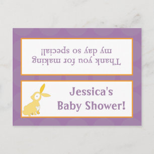 Postal De Invitación Goody Bag Toppers Furry Woodland Animals