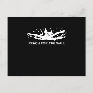 Postal De Invitación Gracioso Natación Regalo Equipo Deportivo De Natac