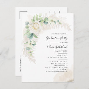 Postal De Invitación Graduación 2025 Eucalyptus Grad Fiesta