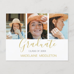 Postal De Invitación Graduado de la fiesta de graduación Foto Invitació