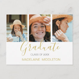 Postal De Invitación Graduado de la fiesta de graduación Foto Invitació