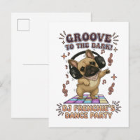 Gráfica de fiesta de baile Retro DJ Frenchie