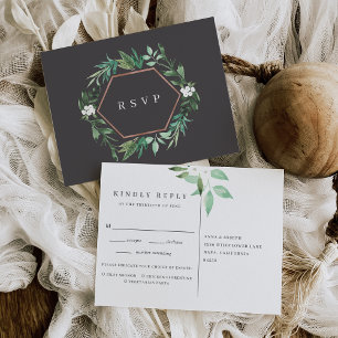 Postal De Invitación Greenhouse   Watercolor Botanal Election RSVP