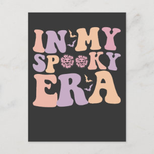 Postal De Invitación Groovy En Mi Era De Festejada Caída Halloween Fant