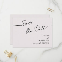 Postal De Invitación Guardar La Fecha.