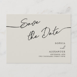 Postal De Invitación Guardar La Fecha.