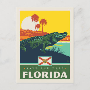 Postal De Invitación Guarde la Fecha   Florida