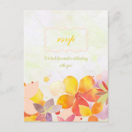 Postal De Invitación Hadas Tropicales de Hawái Boda RSVP