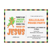 Halloween cristiano elegante NO HOCUS POCUS