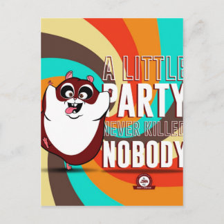 Postal De Invitación Hámster Party