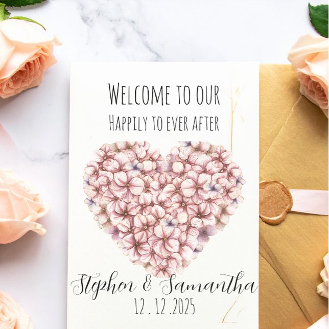 Postal De Invitación Happily Ever After Party 3D flowers  wedding  (Subido por el creador)
