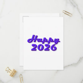 Postal De Invitación Happy 2026