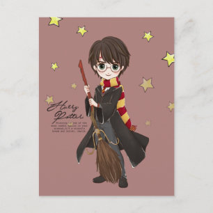 Postal De Invitación HARRY POTTER™ acuarela mágica