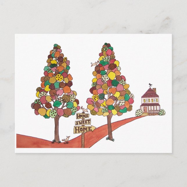 Postal De Invitación Hogar dulce hogar (Anverso)