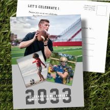 Hombre Deportivo Moderno Guión Negrita 3 Graduació